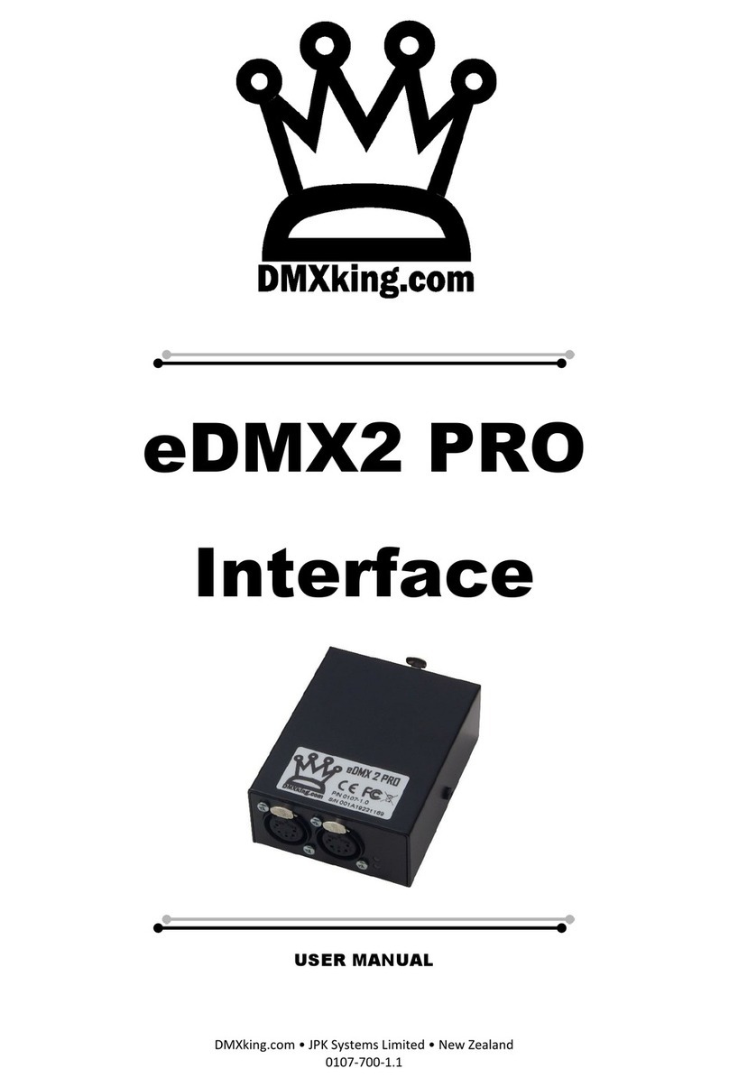 DMXking.com eDMX2 PRO user manual