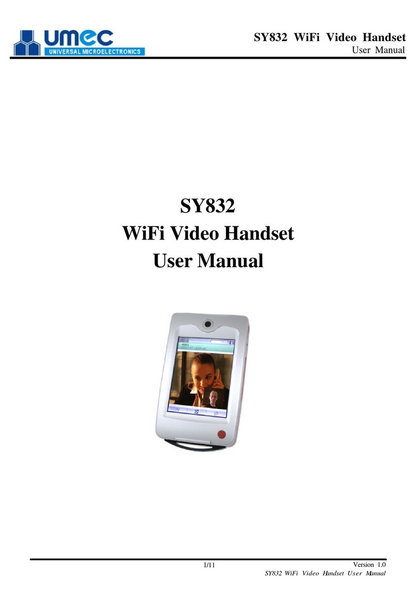 Umec SY832 User manual