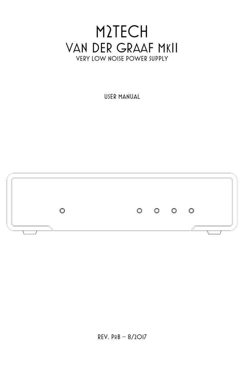 M2TECH VAN DER GRAAF MKII user manual