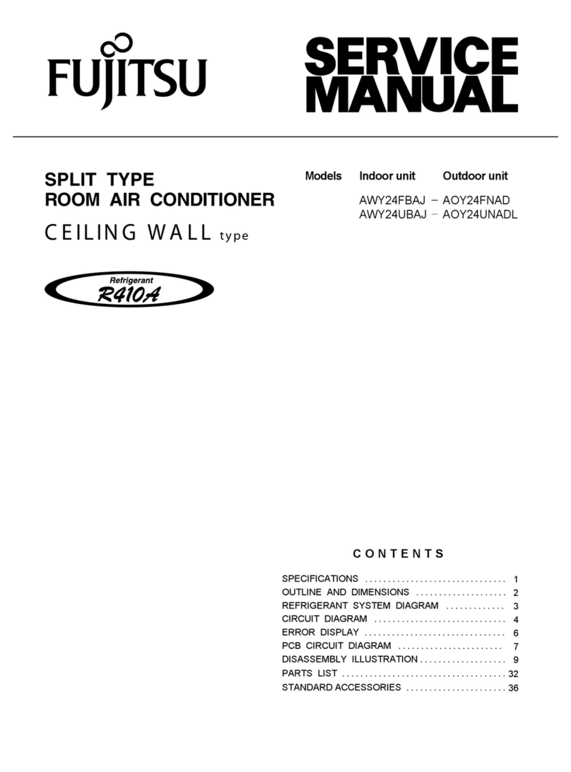 Fujitsu AWY24FBAJ User manual