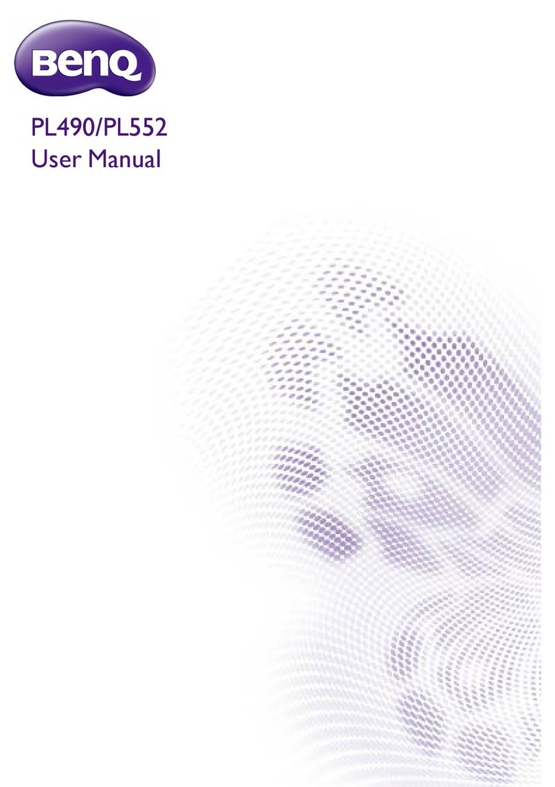 BenQ PL552 User manual