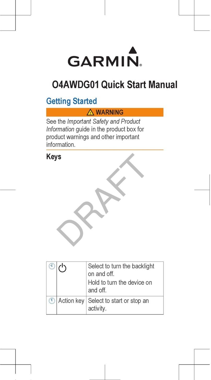 Garmin O4AWDG01 Instruction manual