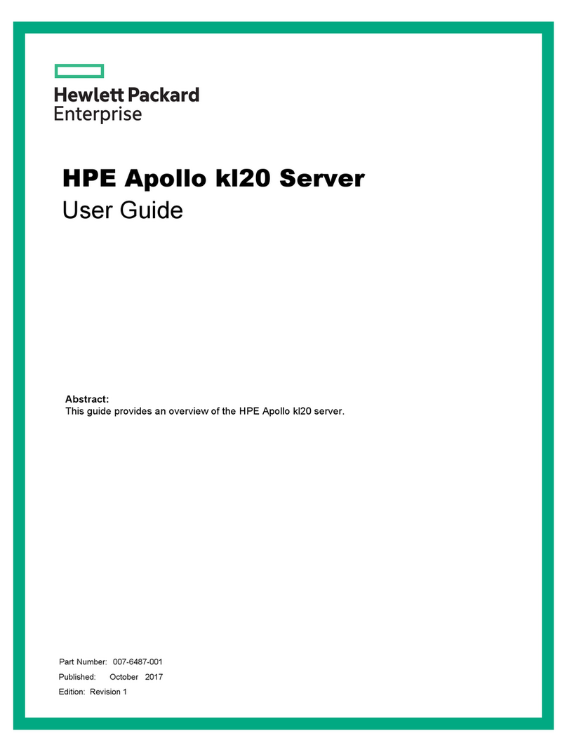 HPE Apollo kl20 User manual