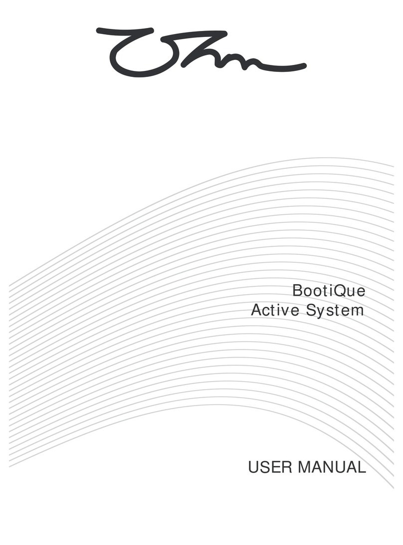 OHM BootiQue Active System User manual