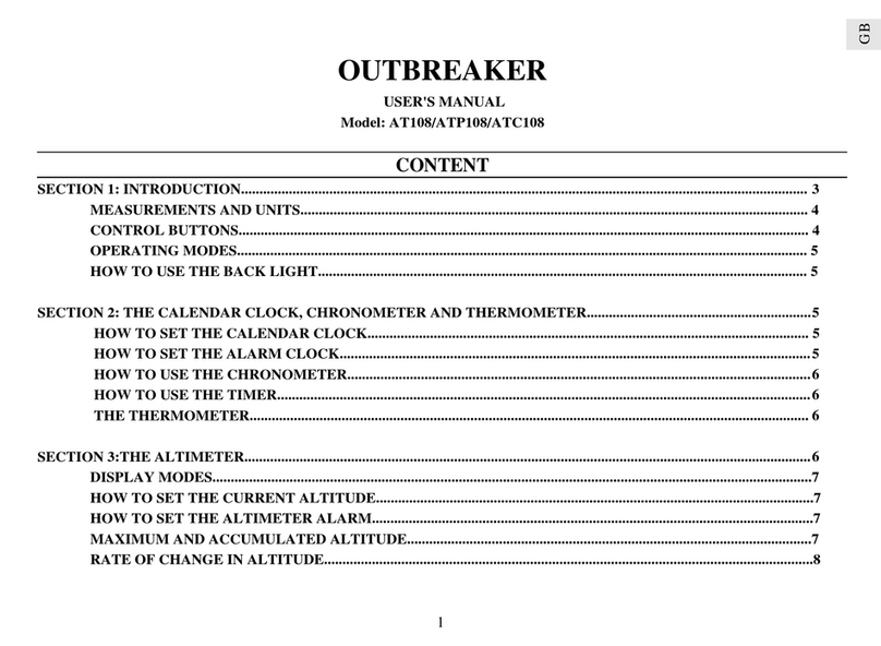 OUTBREAKER AT108 user manual