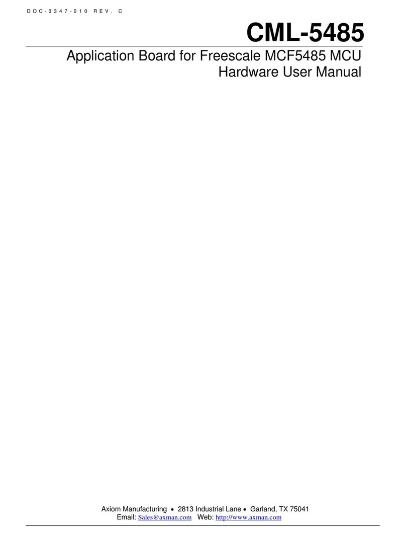 Axiom CML-5485 Instructions for use