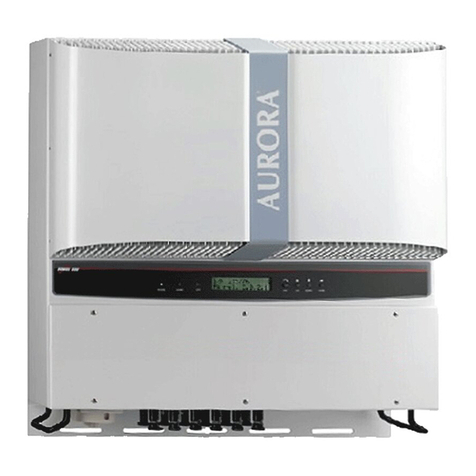 Power One Aurora PVI-10.0-I-OUTD-S-400 Installation and operating manual