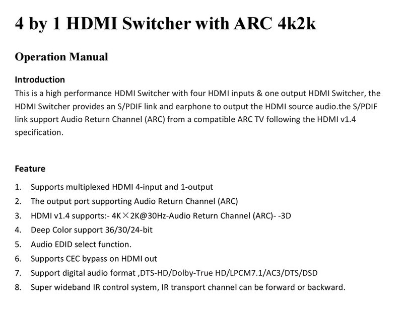 LINK-MI LM-SW41-ARC User manual LINK-MI LM-SW41-ARC User manual