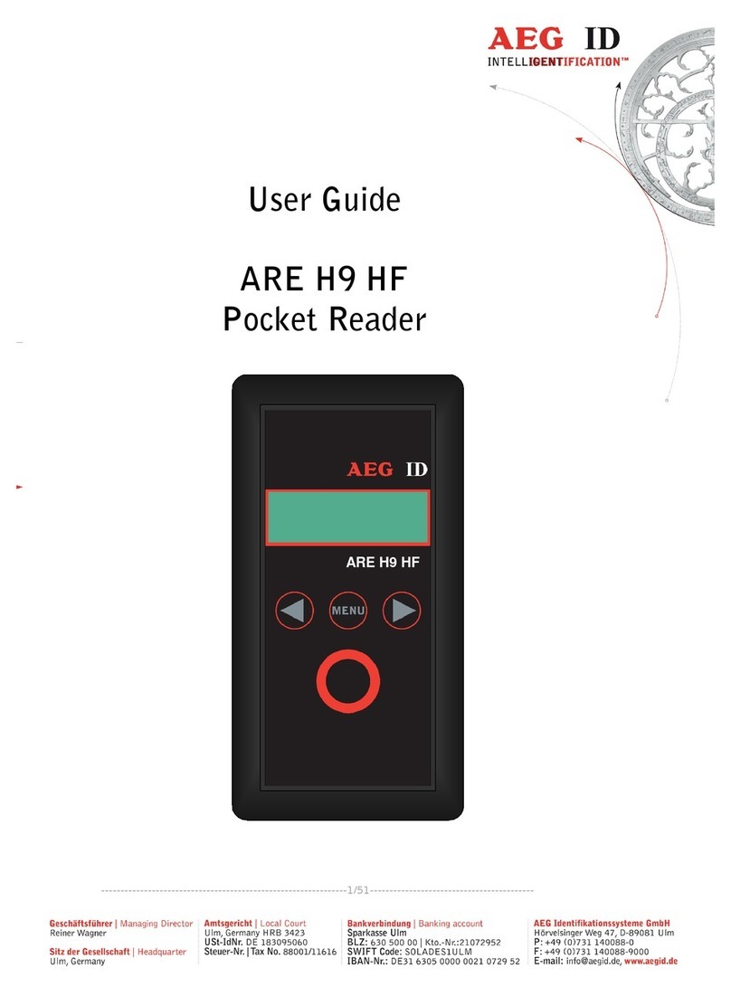 AEG ARE H9 HF User manual