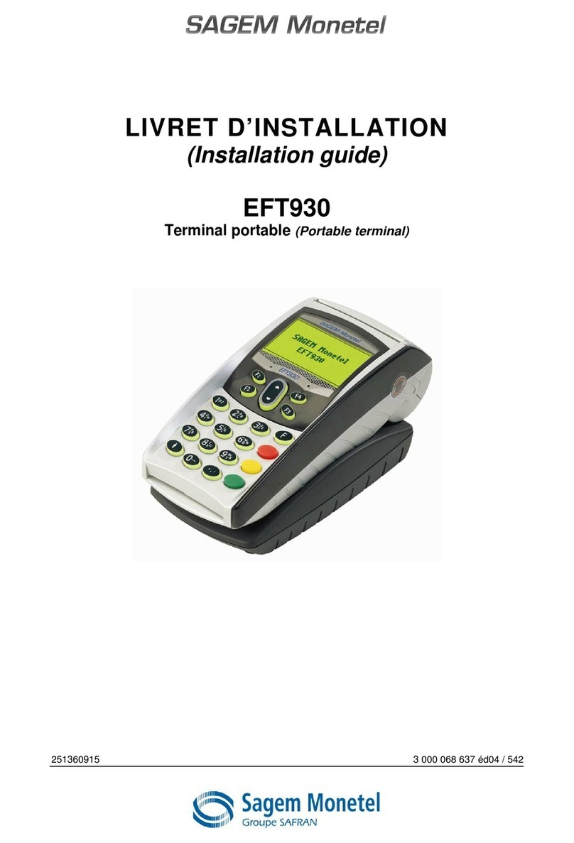 Sagem EFT930 installation guide