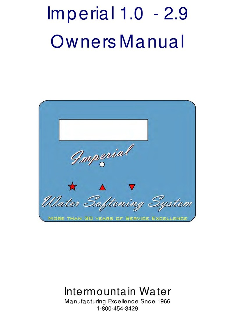 Intermountain Water Imperial owner's manual