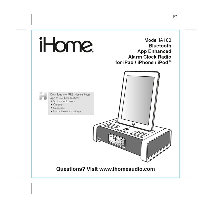 iHome IA100 quick start