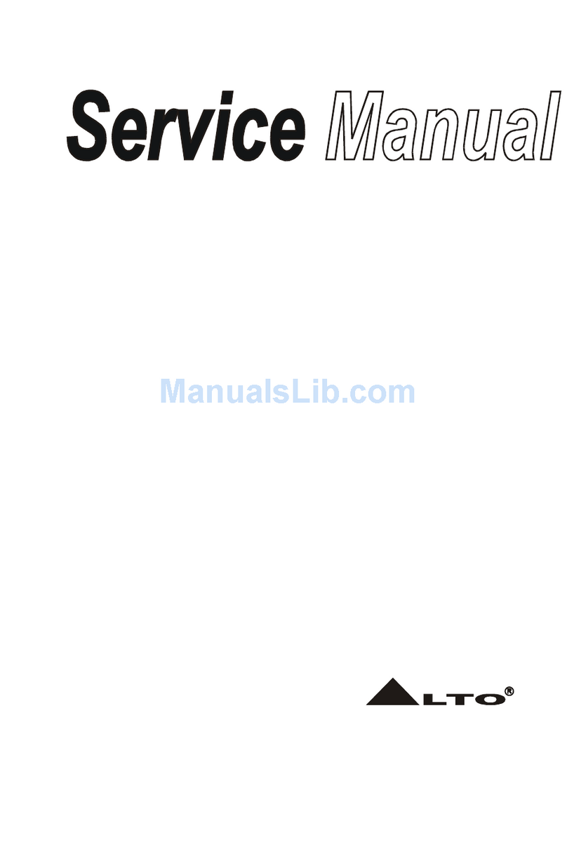 Alto ELVIS 10 Service manual