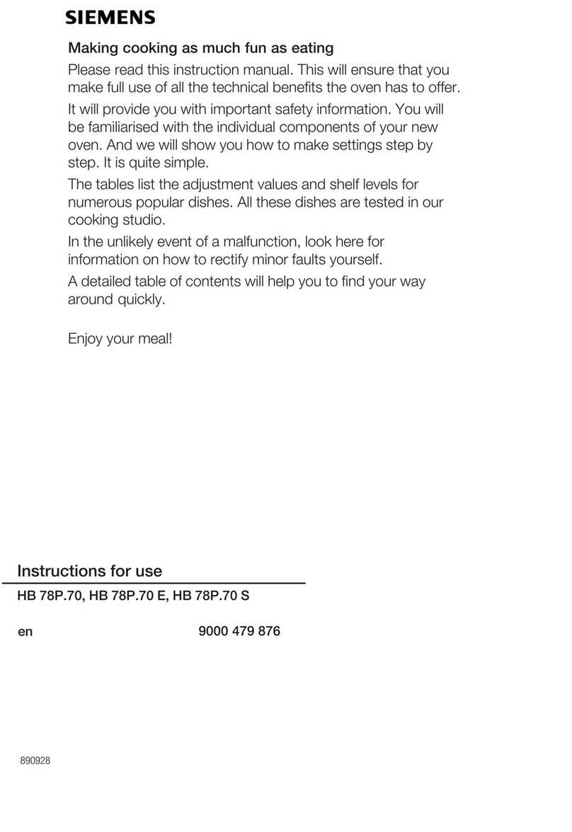 Siemens HB 78P.70 User manual