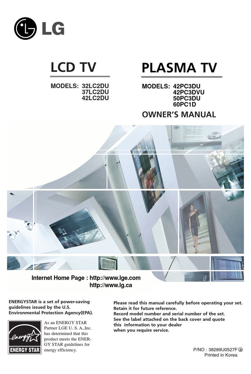 LG 32LC2DU User manual