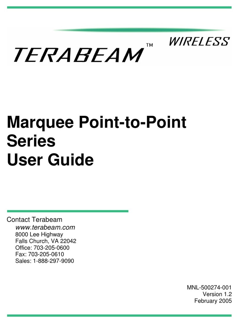 TERABEAM Marquee EX User manual