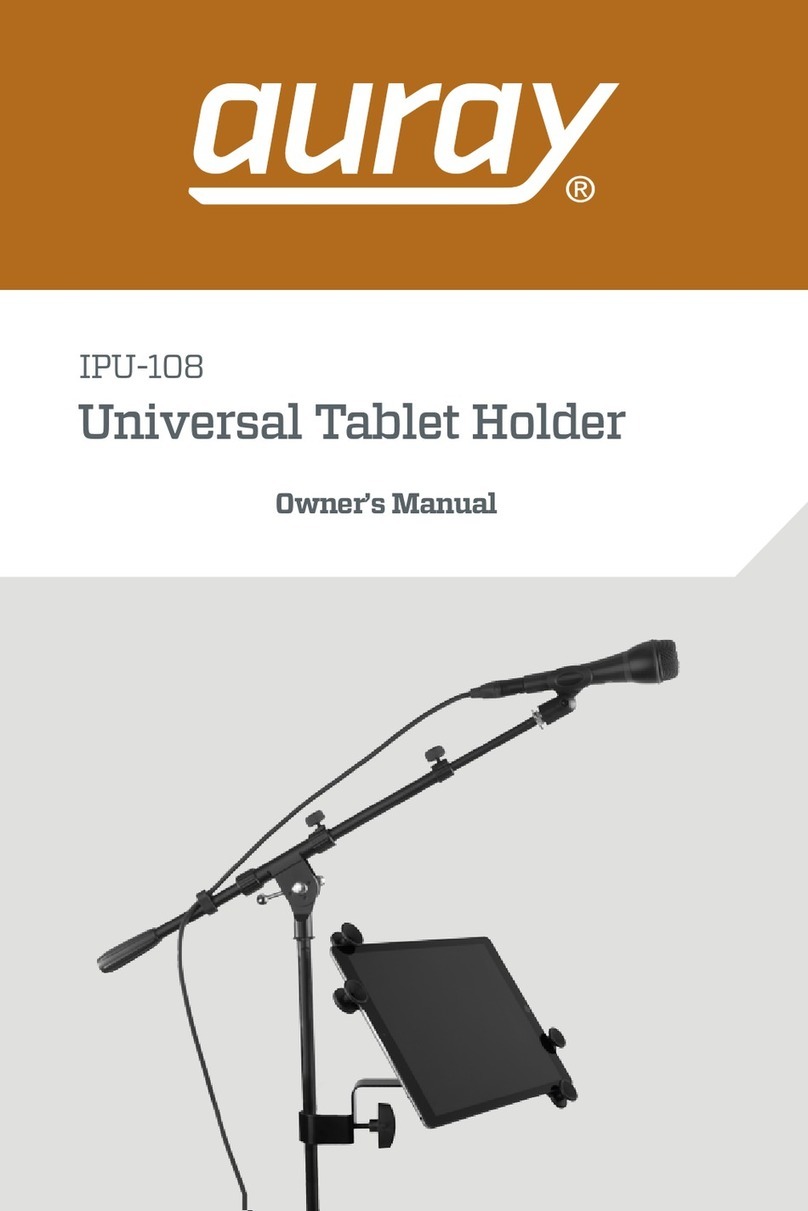 auray IPU-108 owner's manual