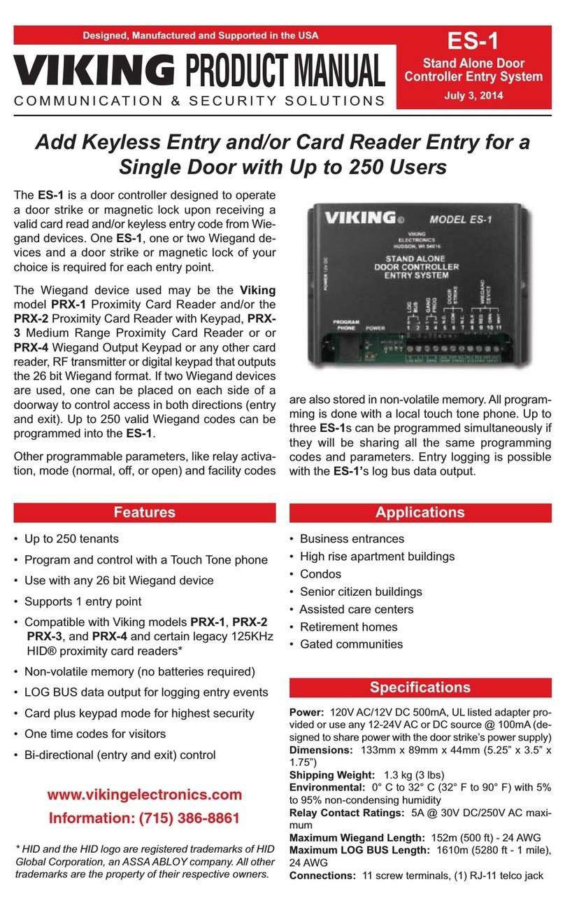 Viking Electronics ES-1 product manual