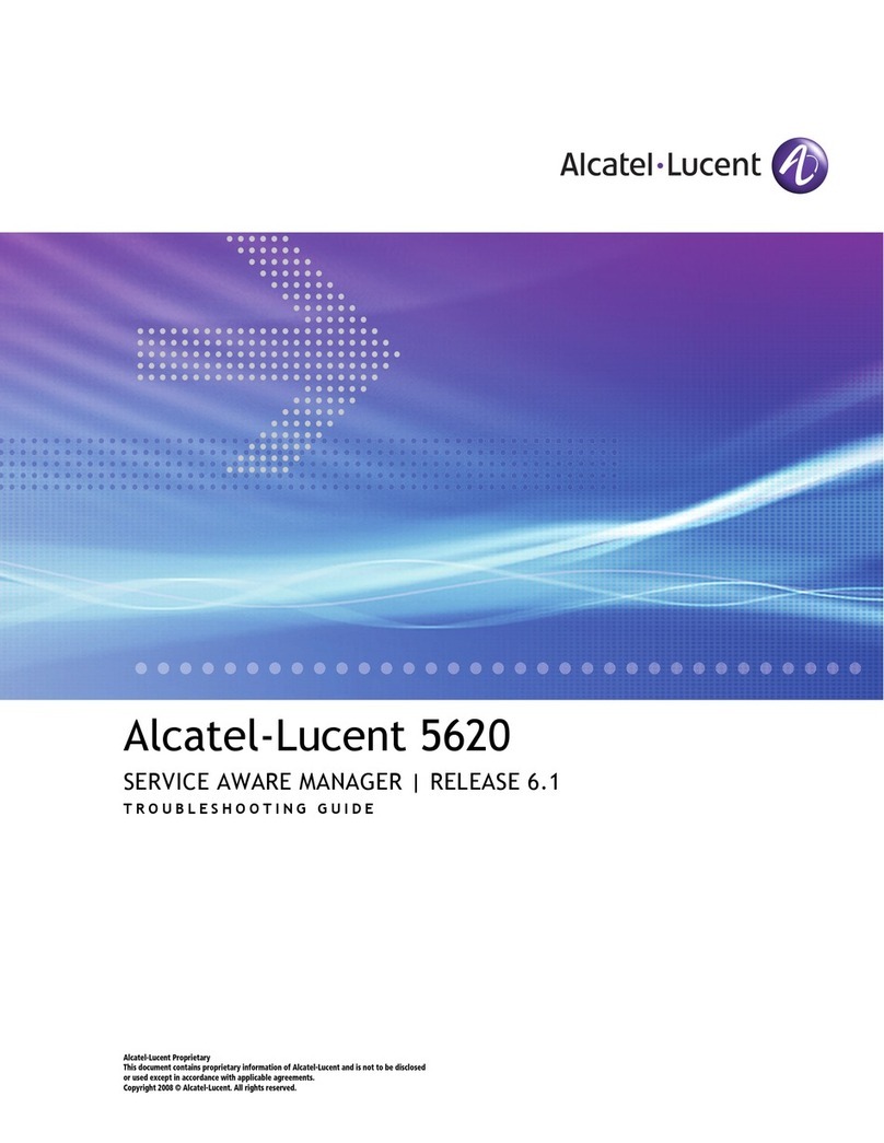 Alcatel-Lucent 5620 User manual