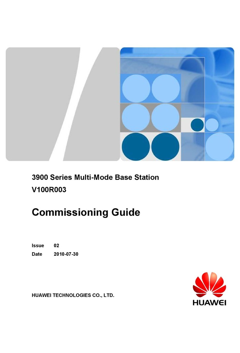 Huawei 3900 Series Commissioning manual