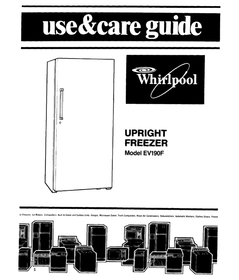 Whirlpool EV190F User manual