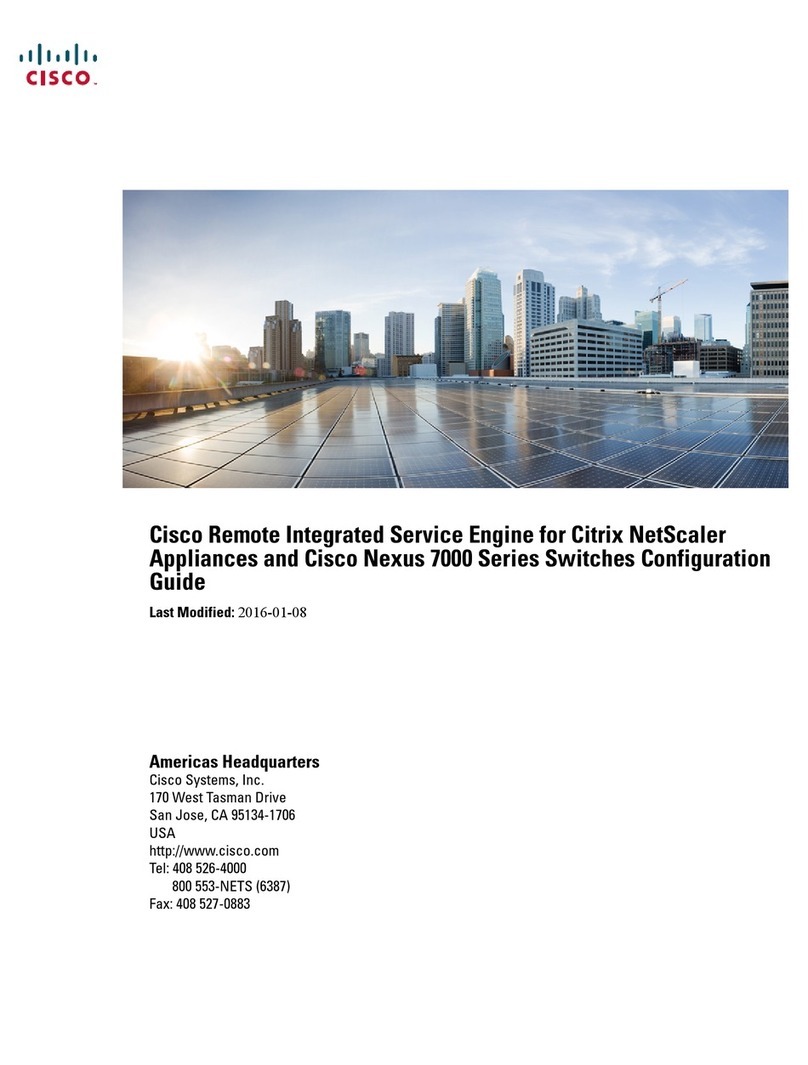Cisco Nexus 7000 Series User manual