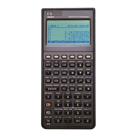 HP Mathematics II User manual