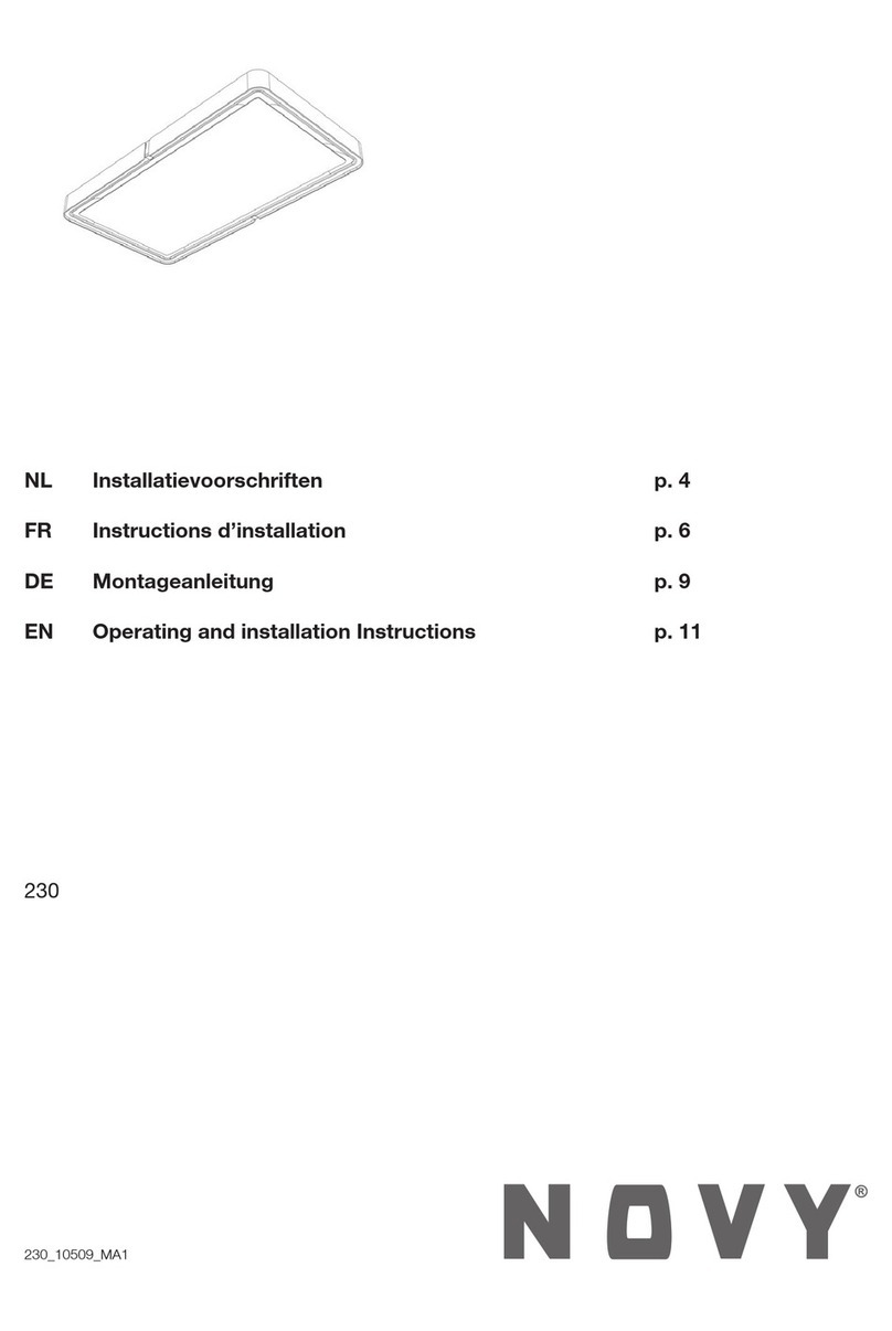 Novy 230 CLOUD Operating and installation instructions