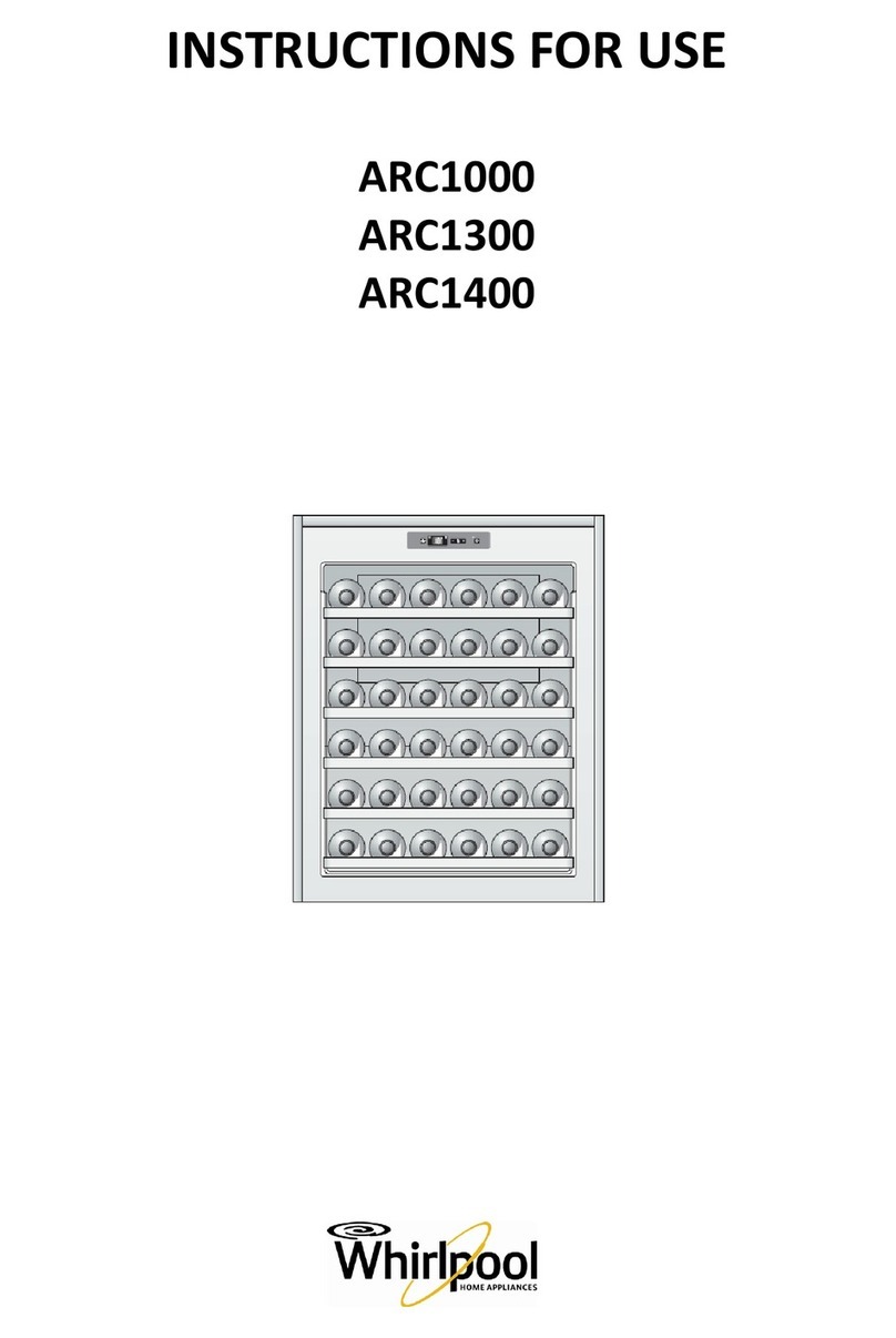 Whirlpool ARC1400 Instructions for use