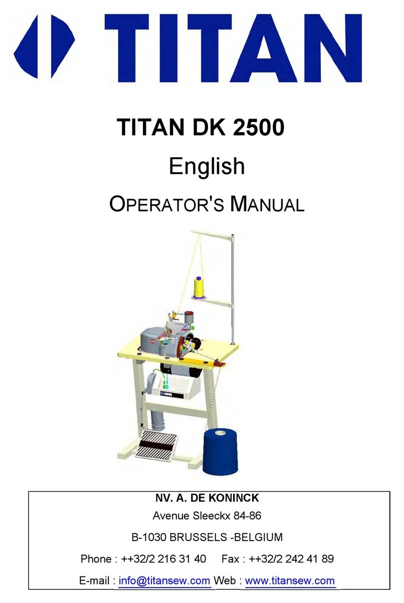 Titan DK 2500 Operator's manual