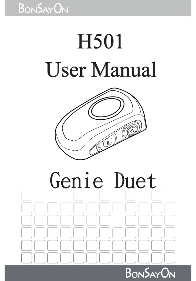 BonSayOn H501 Genie Duet User manual