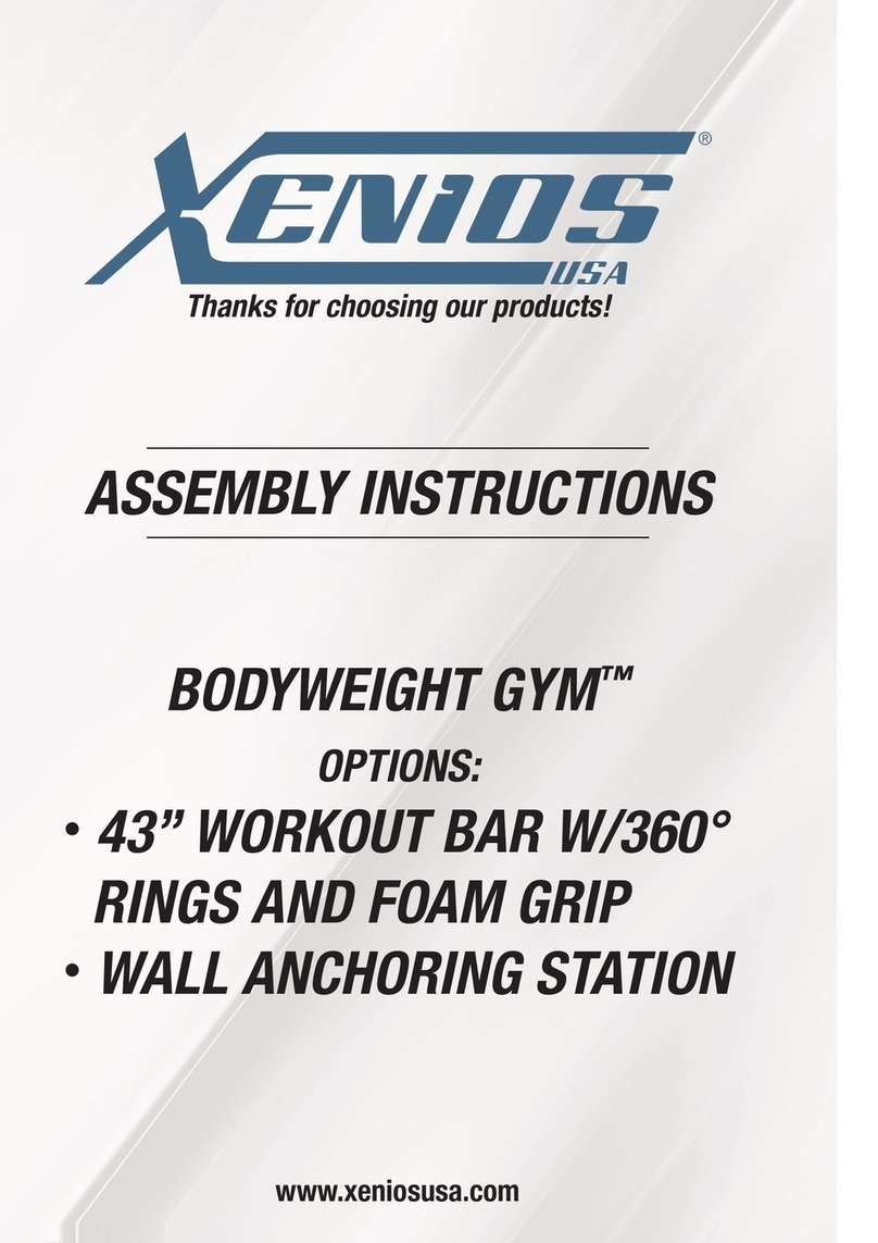 Xenios BODYWEIGHT GYM PRO User manual