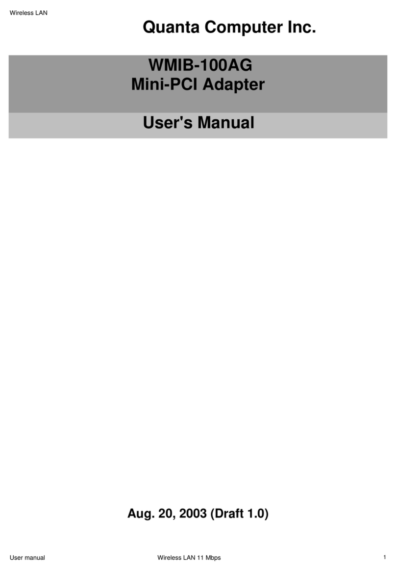 Quanta Computer WMIB-100AG user manual