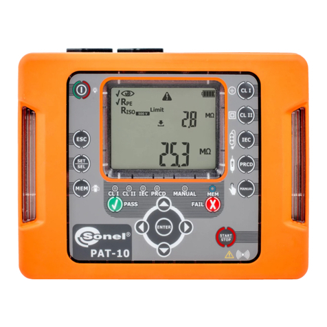 Sonel PAT-1 User manual Sonel PAT-1 User manual
