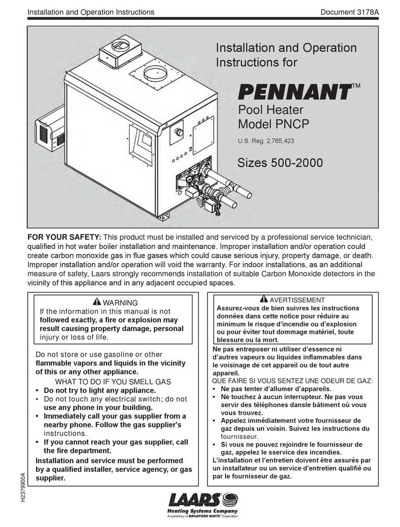 Pennant PNCP Installation and operation instructions