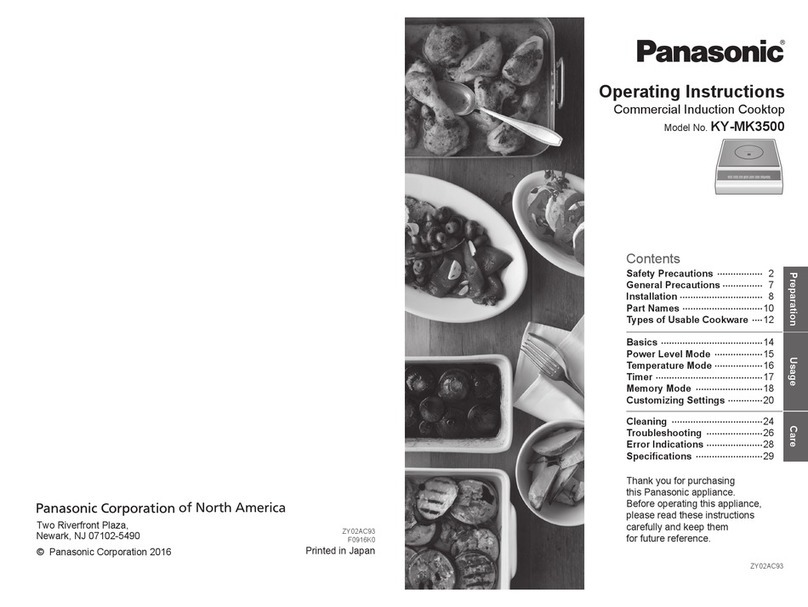 Panasonic KY-MK3500 User manual