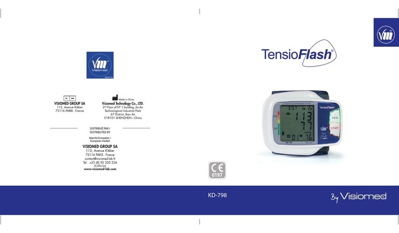 VISIOMED TensioFlash KD-798 User manual