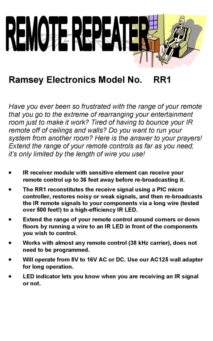 Ramsey Electronics RR1 instruction manual