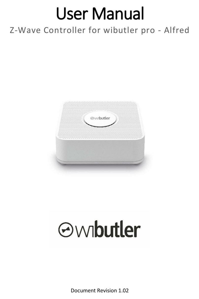 wibutler Z-Wave Controller user manual