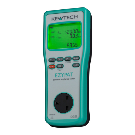 Kewtech EZYPAT User manual