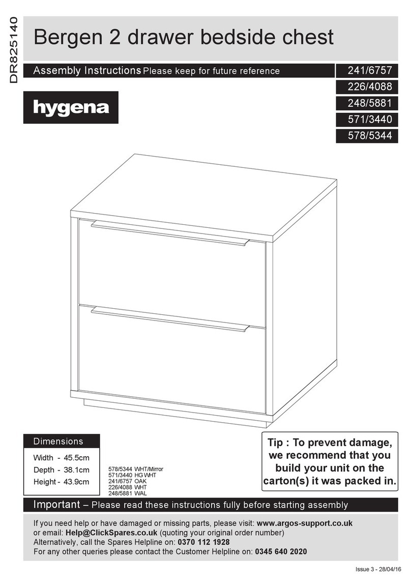 hygena 241/6757 Assembly instructions