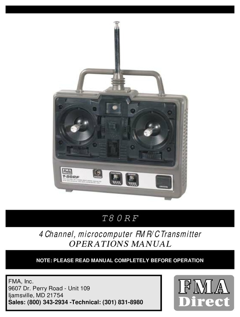 FMA T80RF Operation manual