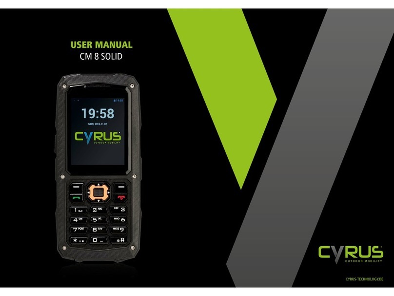 Cyrus CM 8 SOLID User manual