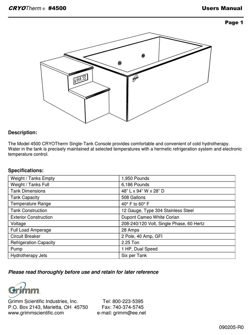 Grimm 4500 CRYOTherm user manual