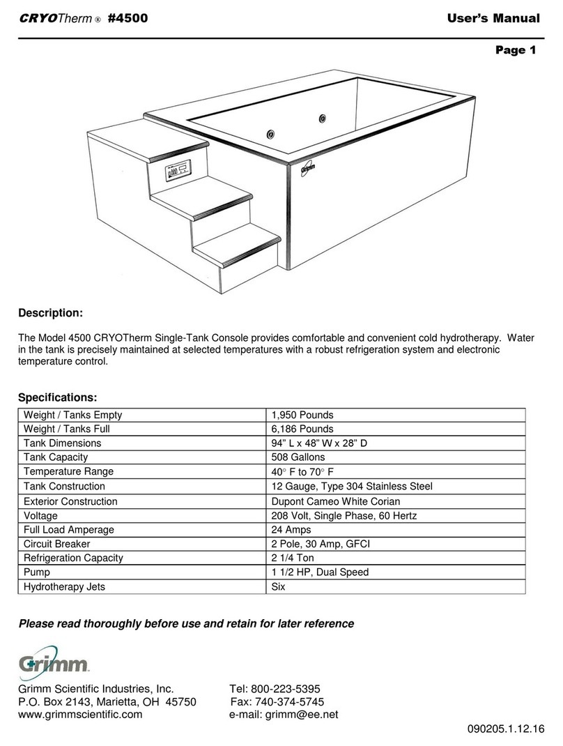 Grimm 4500 CRYOTherm user manual