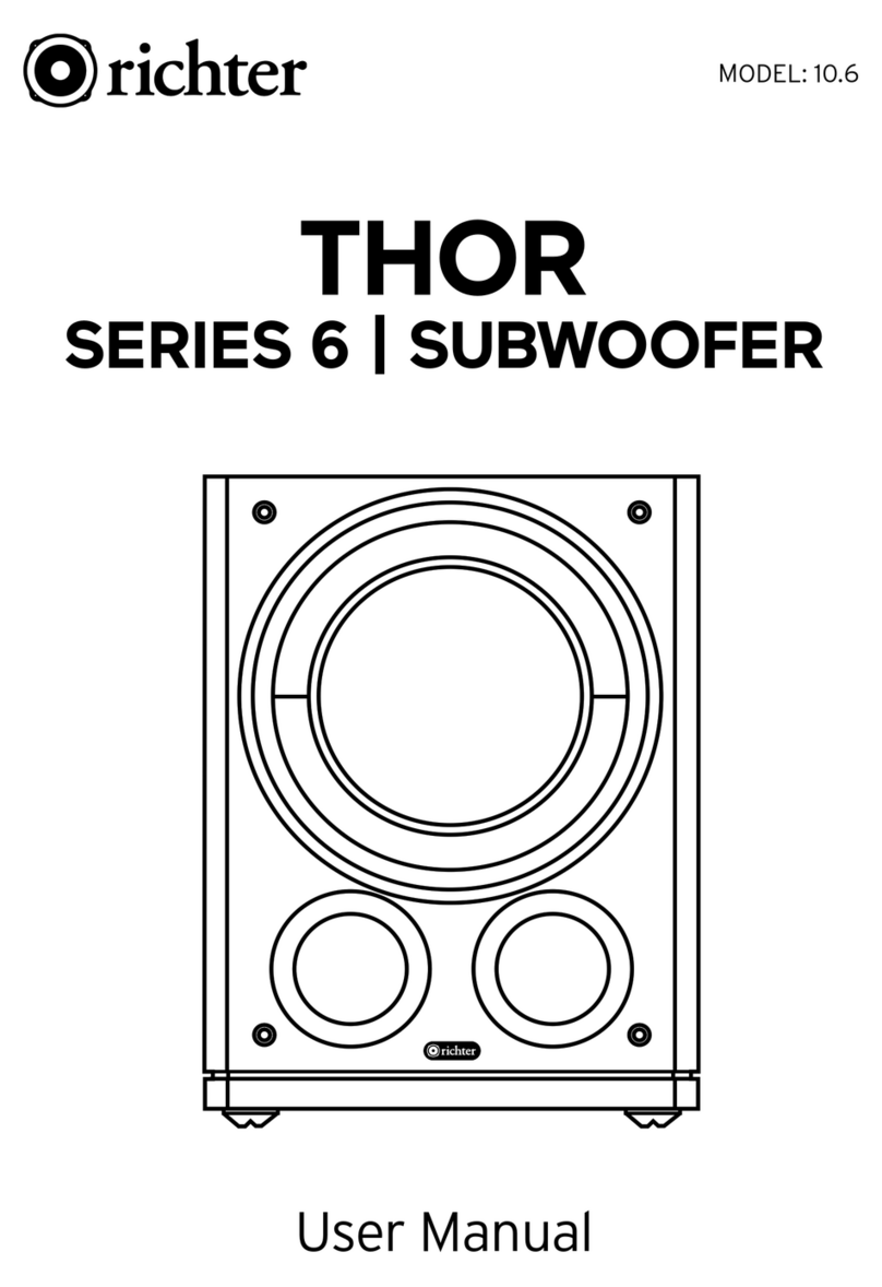 Richter THOR SERIES 6 user manual