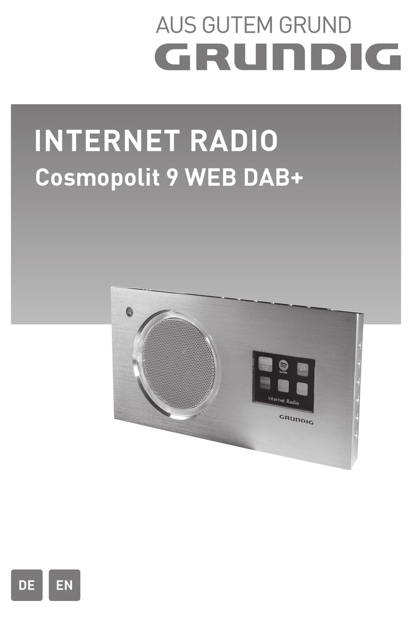Grundig Cosmopolit 9 WEB DAB Plus instructions