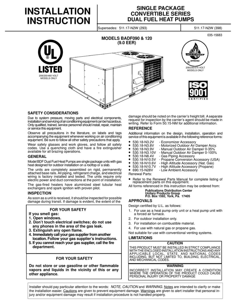 UL BADF090 Installation instruction