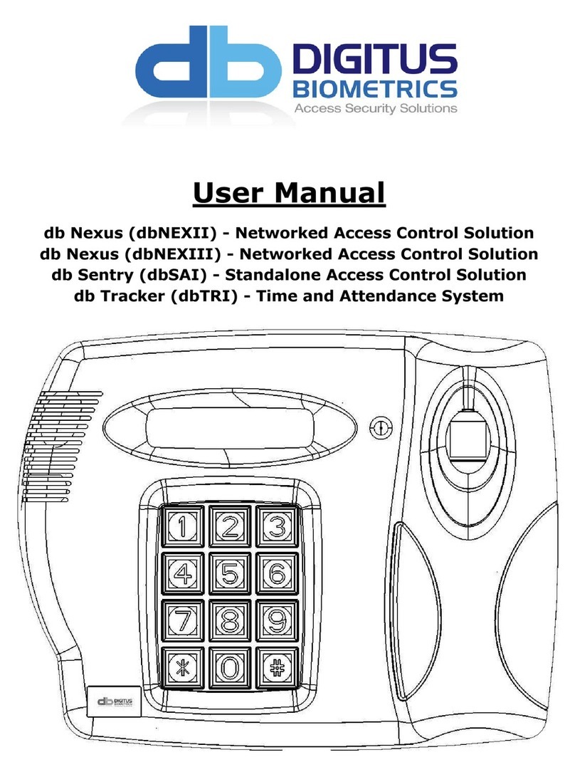 Digitus Biometrics dbNEXII user manual