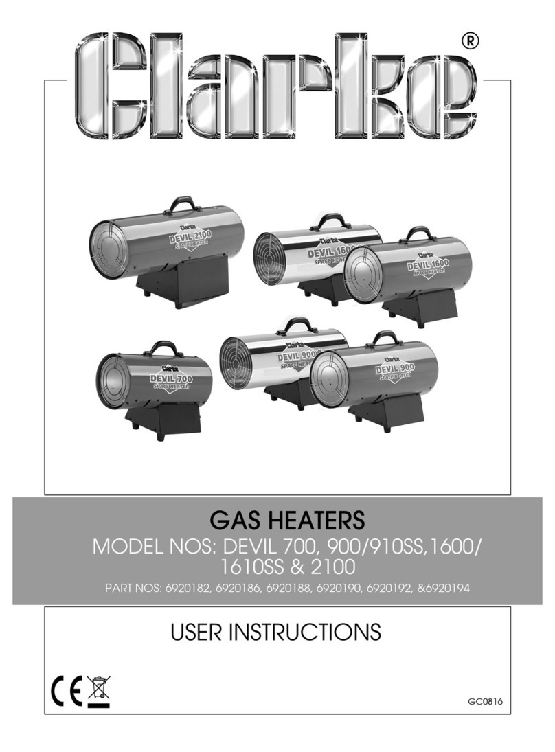 Clarke DEVIL 910SS User manual